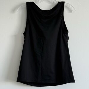 New Lands' End Women's 8 High Neck Modest Tankini Swimsuit Top 522660 Black